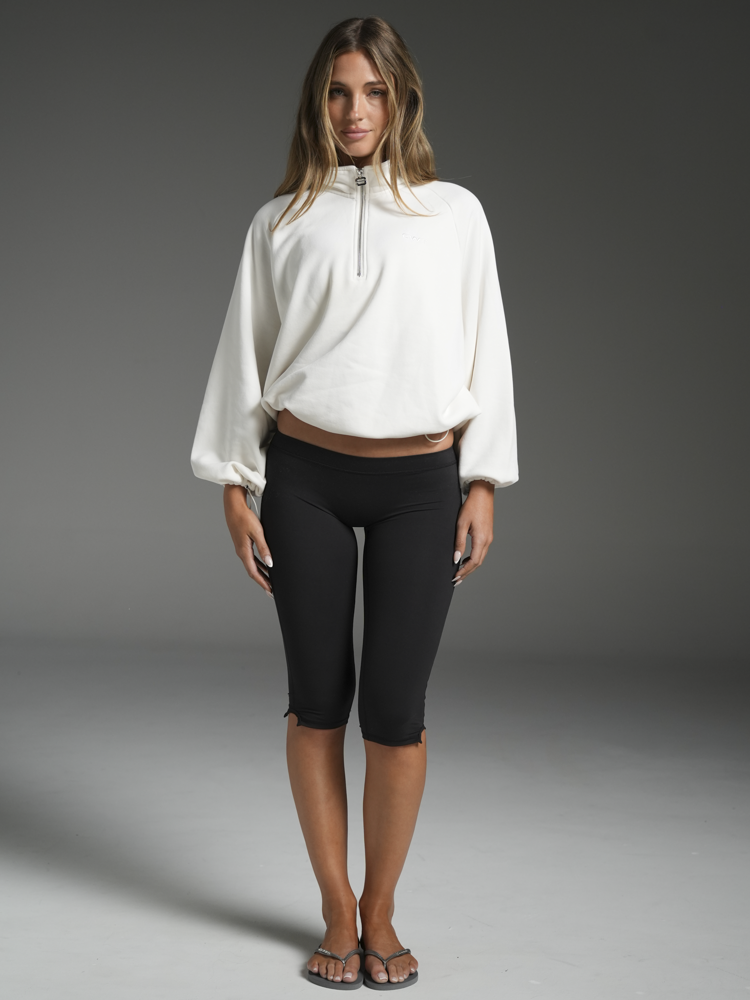 Ivory Quarter Zip | SWT Active