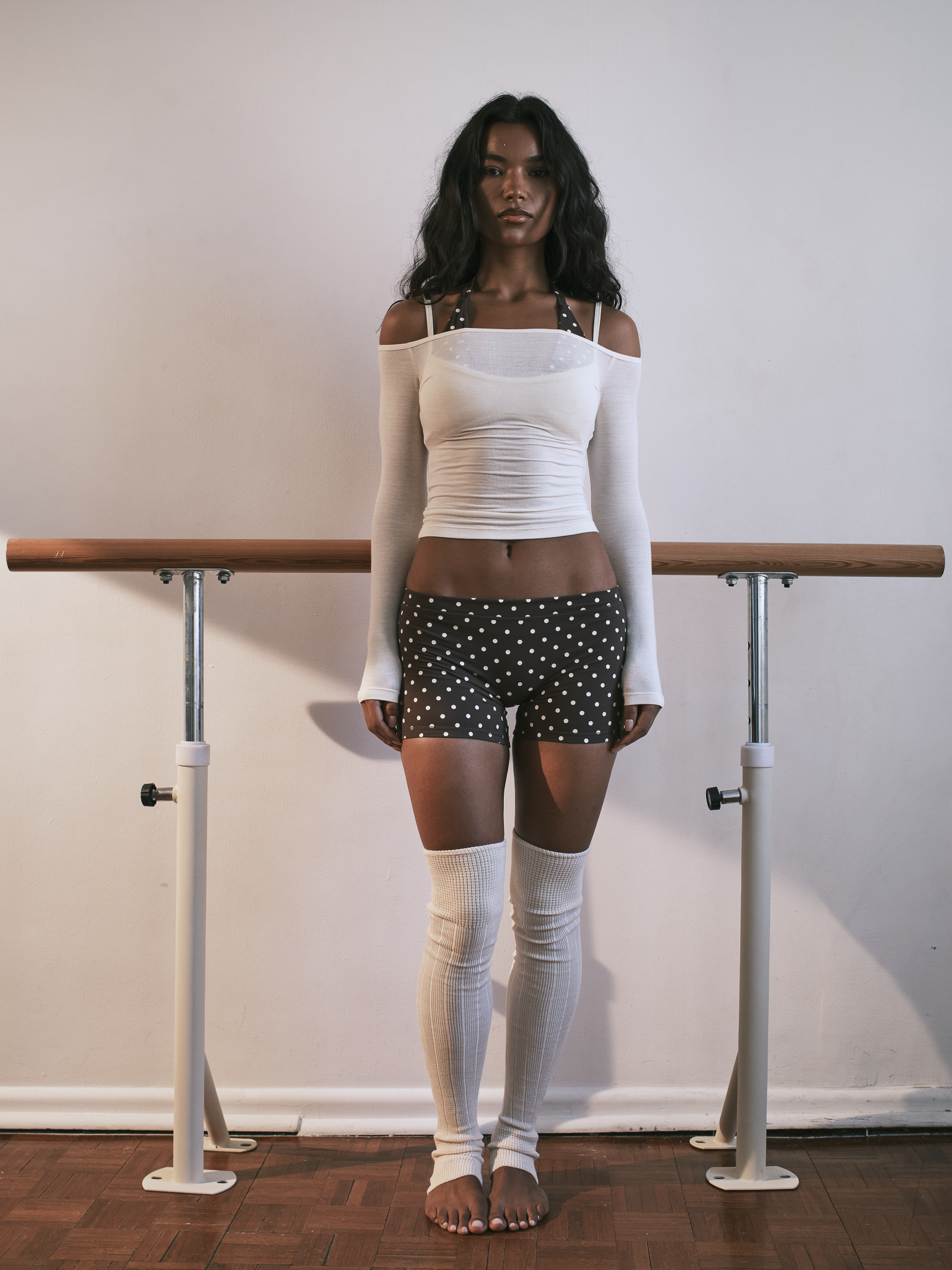 KAPITAL BEACH MIRACLE ストライプショーツ Bittersweet/Off White FLX Dotty Micro Shorts | SWT Active
