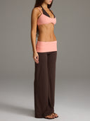 FLX Layered Halter Bra Bittersweet/Peach