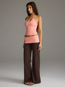 FLX Halter Cami Peach