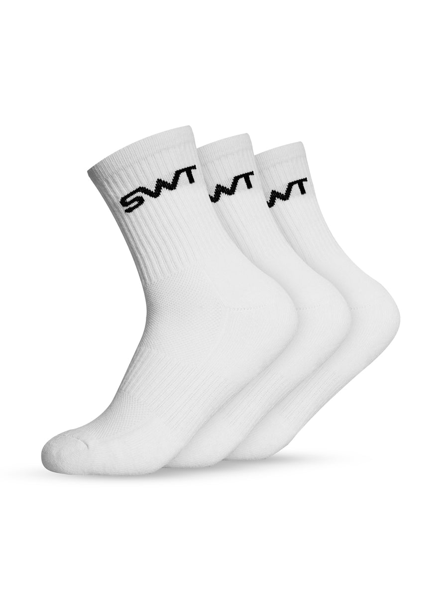 Crew Socks 3pk White
