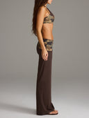 FLX Layered Halter Bra Bittersweet/Camo