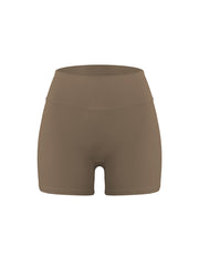 Base 4" Scrunch Shorts Mocha