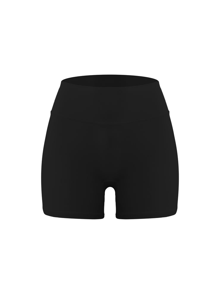 Base 4" Scrunch Shorts Obsidian