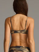 FLX Layered Halter Bra Bittersweet/Camo