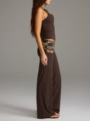 FLX Layered Halter Tank Bittersweet/Camo
