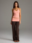 FLX Halter Cami Peach