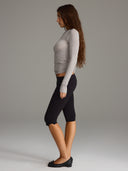 Long Sleeve T-Shirt Hoodie Heather Grey