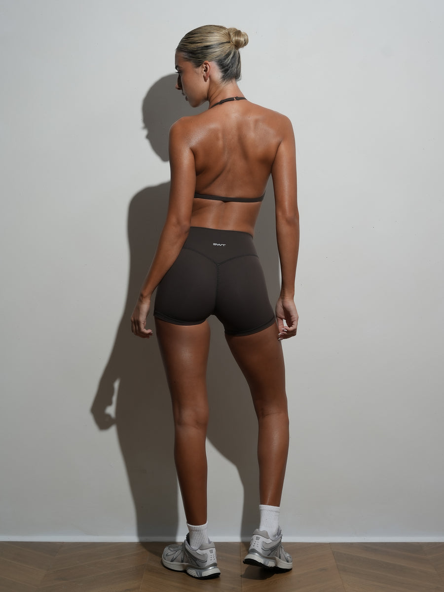 FLX Subtle Scrunch Shorts 4" Bittersweet