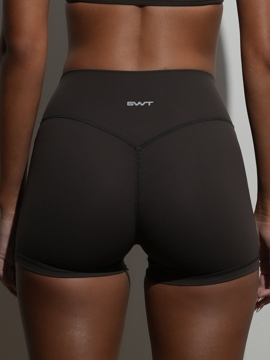 FLX Subtle Scrunch Shorts 4" Bittersweet