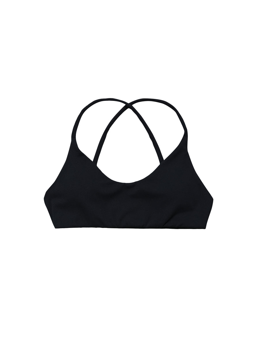 FLX Crossback Bra Black