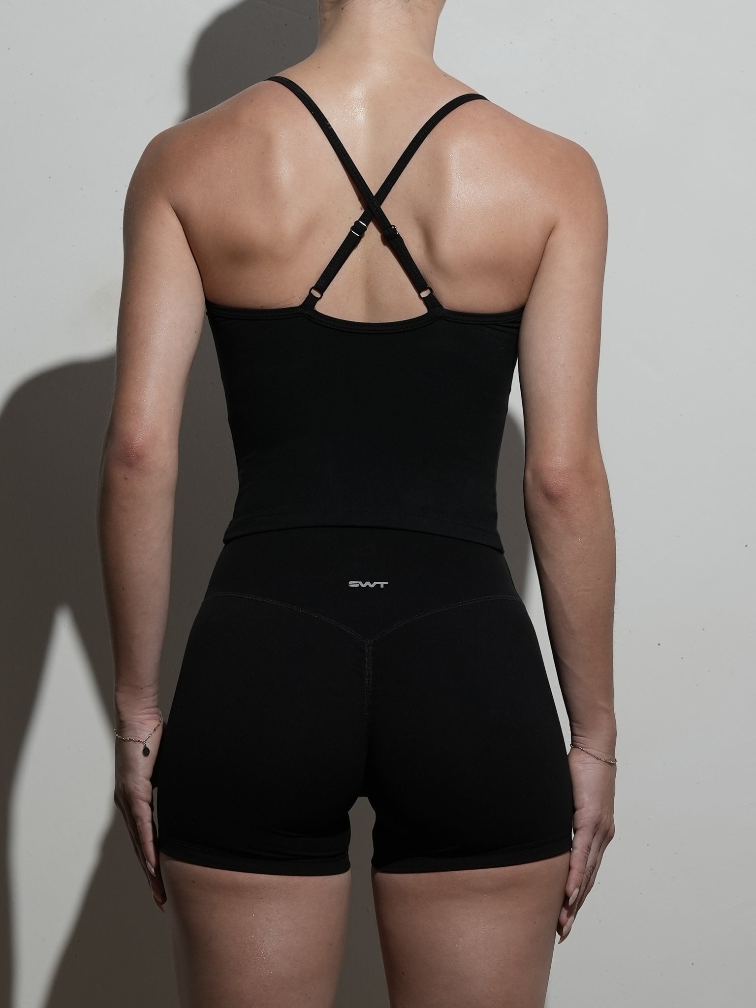 Black FLX Crossback Cami | SWT Active