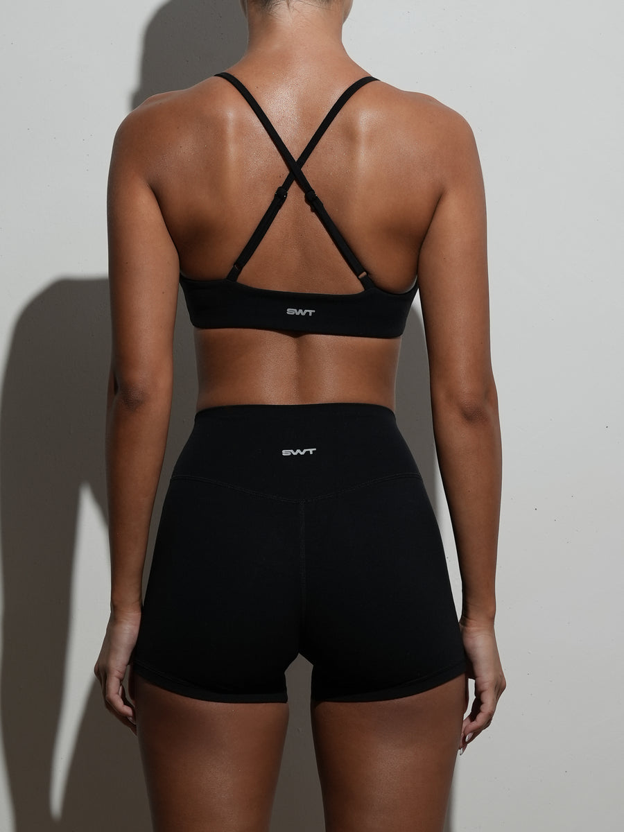 FLX Crossback Bra Black
