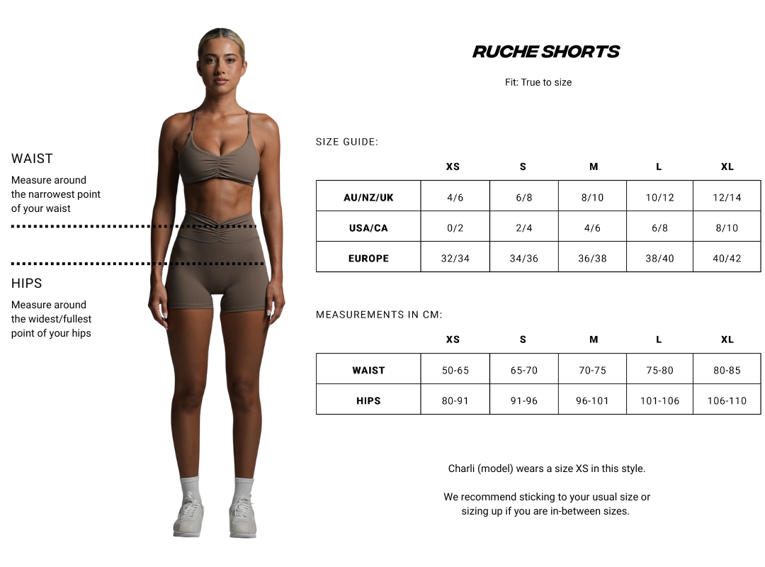 Base Ruche Shorts Almond