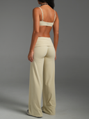 FLX Dotty Layered Halter Bra Off White/Bittersweet