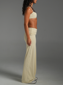 FLX Foldover Wide Leg Bottoms Off White