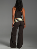 FLX Foldover Wide Leg Bottoms Bittersweet/Paradise Stripe