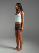 FLX Dotty Micro Shorts Bittersweet/Off White