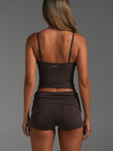 FLX Layered Halter Tank Bittersweet/OffWhite