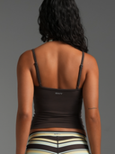 FLX Layered Halter Tank Bittersweet Paradise/Stripe