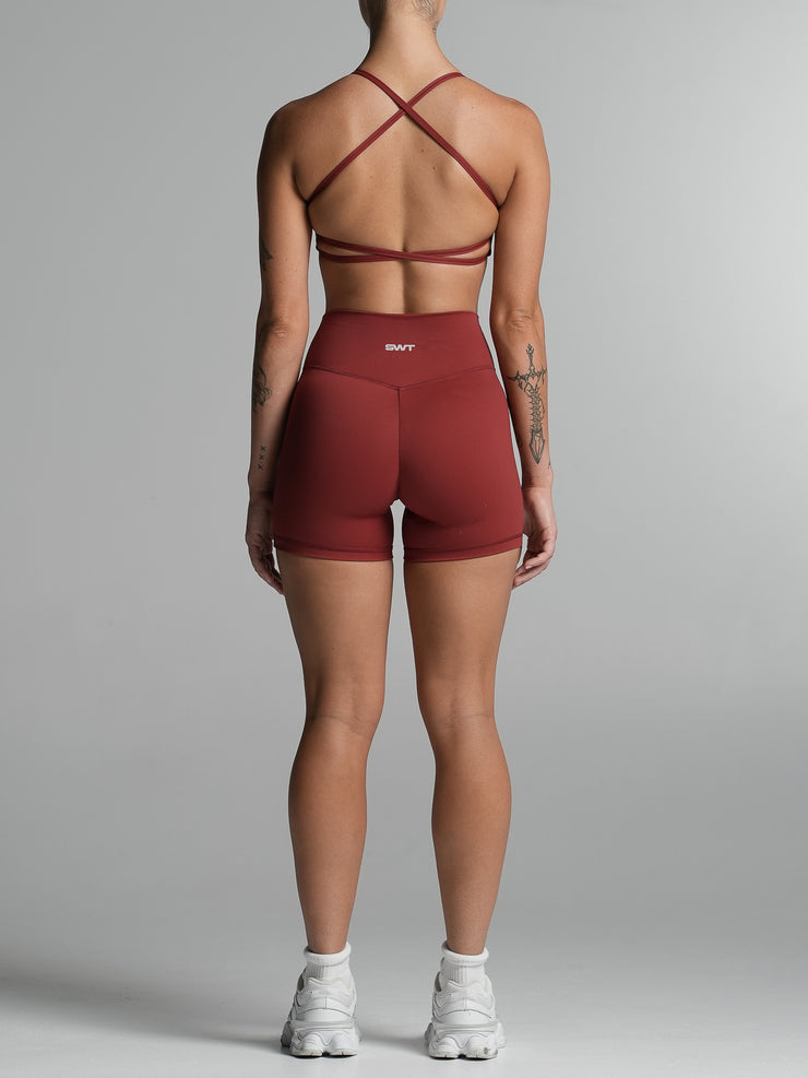 Base 4" Scrunch Short Cherry