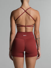 Base Backless Bra Cherry