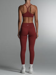 Base Essential Leggings | Full Length Cherry