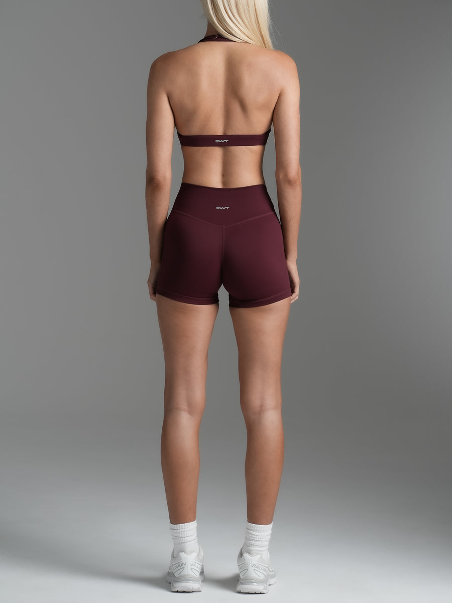 Base 4" Essential Shorts Cherry Cola