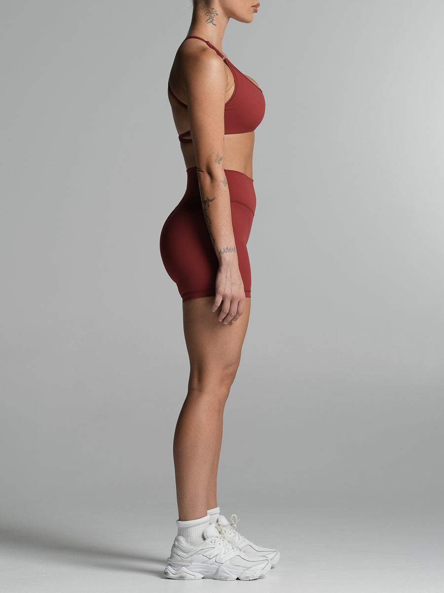 Base 4" Scrunch Short Cherry