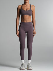 Base Essential Leggings Full Length Chestnut