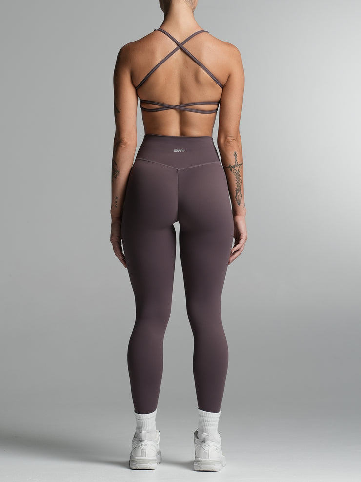 Base Scrunch Leggings | Full Length Chestnut