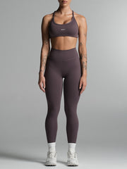 Base Scrunch Leggings | Full Length Chestnut