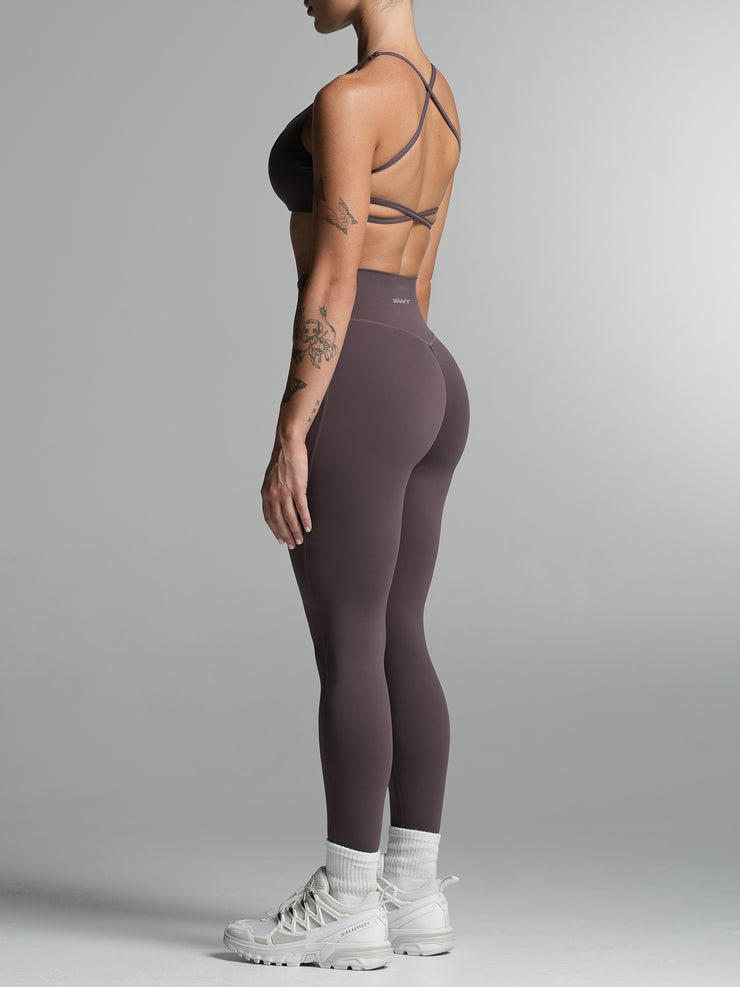 Base Scrunch Leggings | Full Length Chestnut