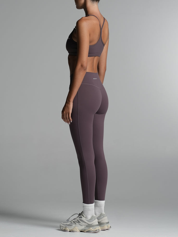 Base Essential Leggings Full Length Chestnut