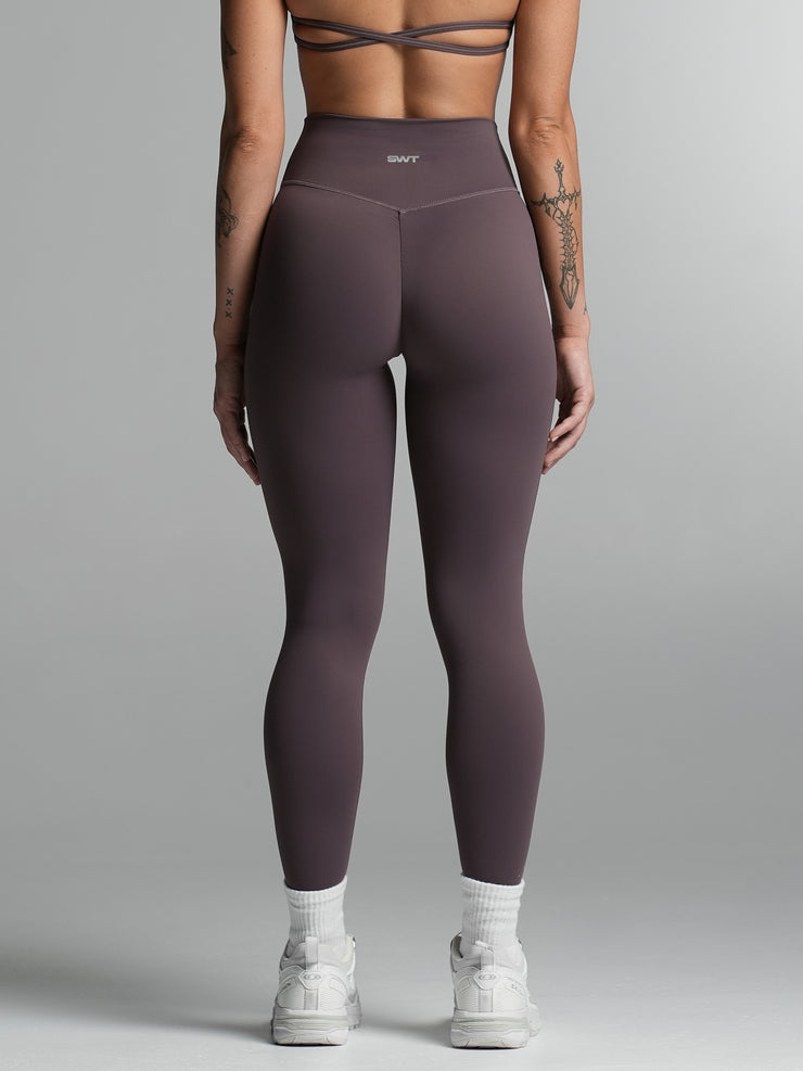 Base Scrunch Leggings | Full Length Chestnut