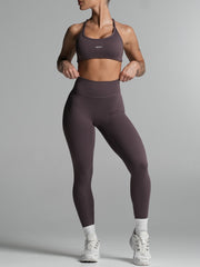 Base Scrunch Leggings | Full Length Chestnut