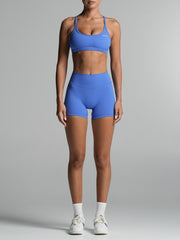 Base 4" Essential Shorts Cobalt