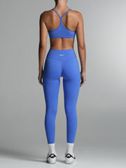 Base Essential Leggings | Full Length Cobalt