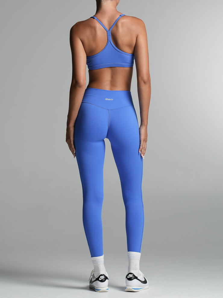 Base Essential Leggings | Full Length Cobalt