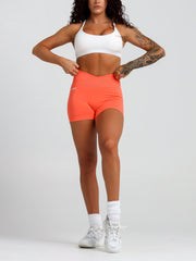 V-Scrunch Seamless Shorts#colour_coral