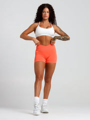 V-Scrunch Seamless Shorts#colour_coral