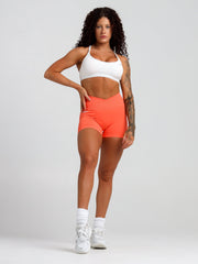 V-Scrunch Seamless Shorts#colour_coral