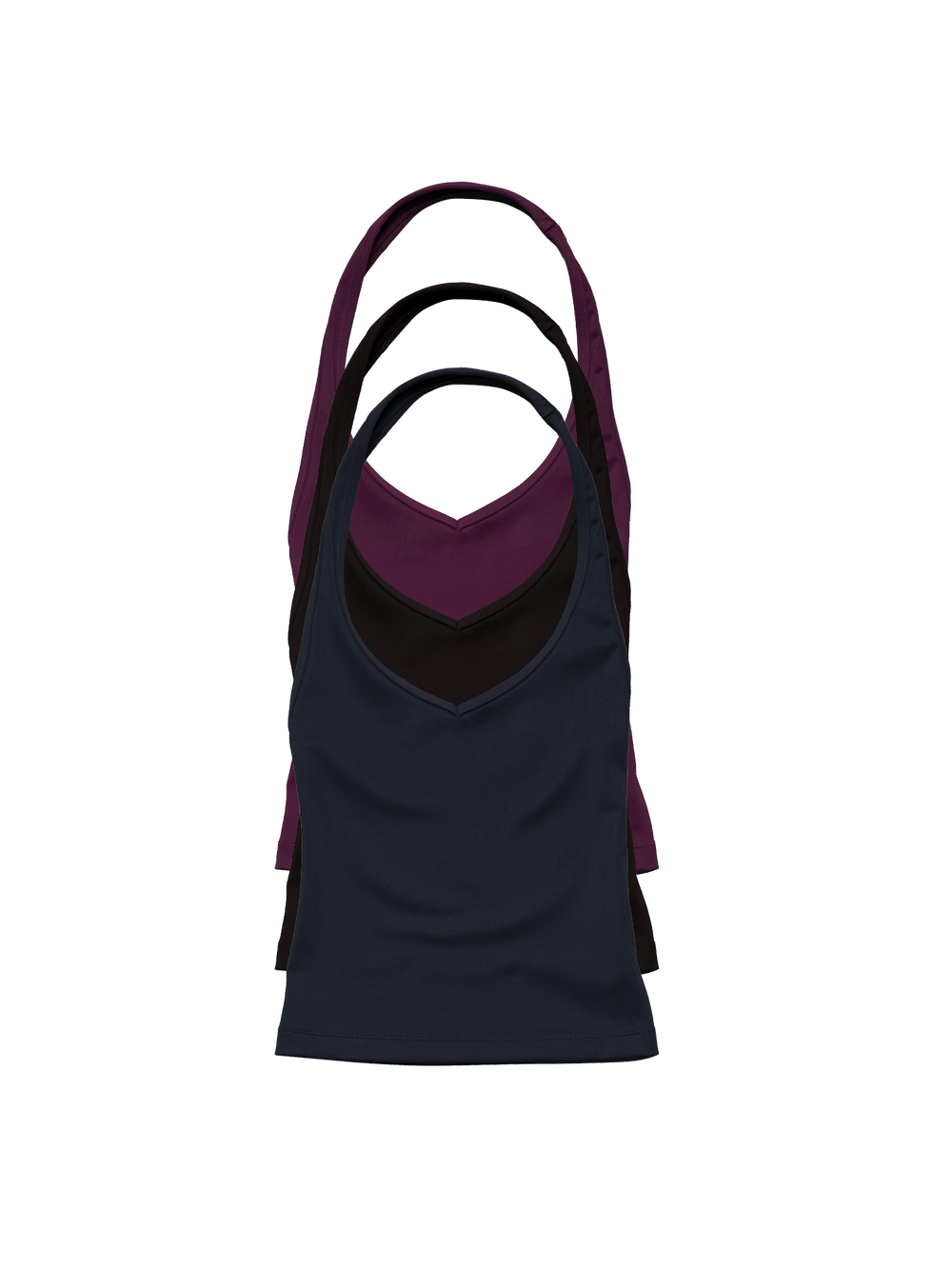 Base Halter Tank 3-Pack
