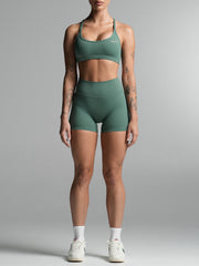 Base 4" Essential Shorts Deep Jade