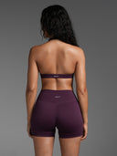 Base Backless Halter Bra Blackberry