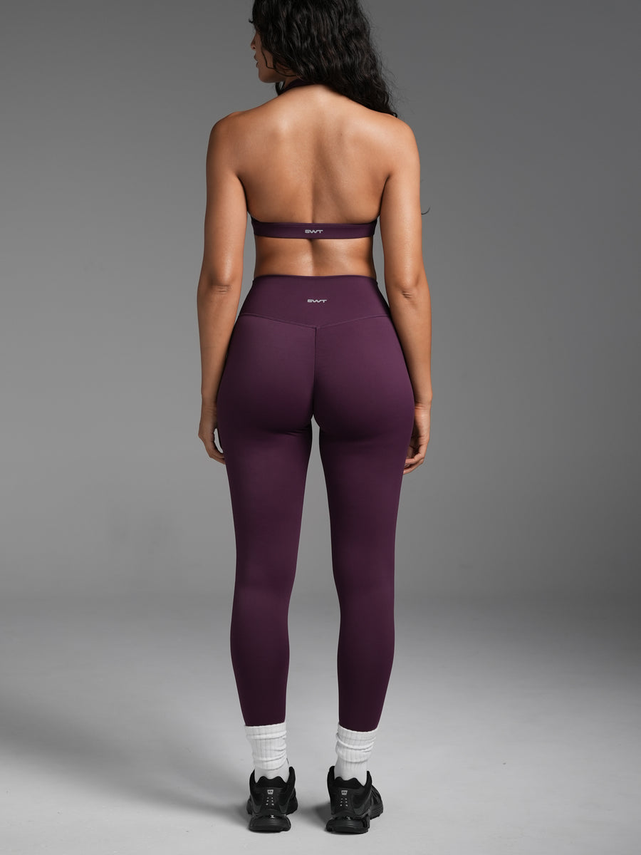 Base Scrunch Leggings | Full Length Blackberry