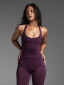 Base Halter Tank Blackberry