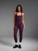 Base Halter Tank Blackberry