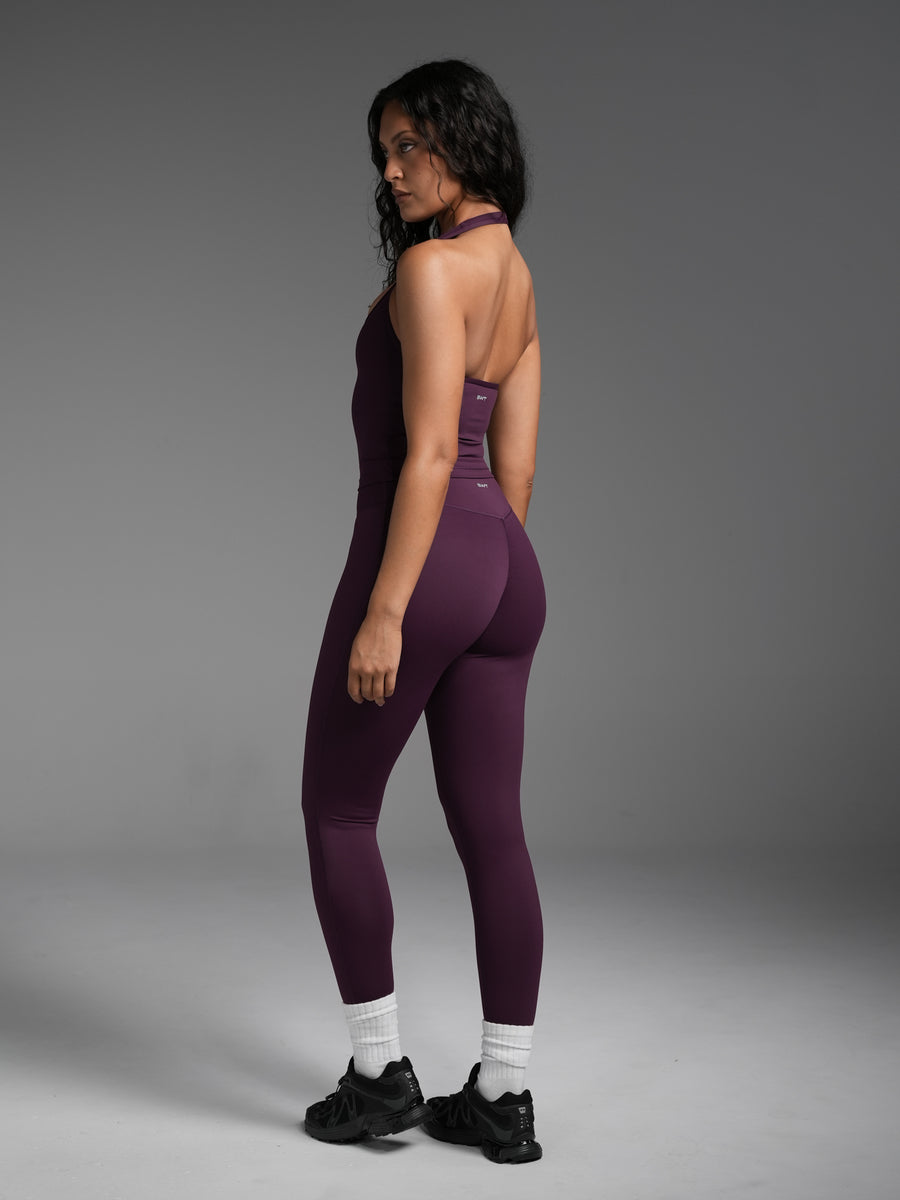 Base Halter Tank Blackberry