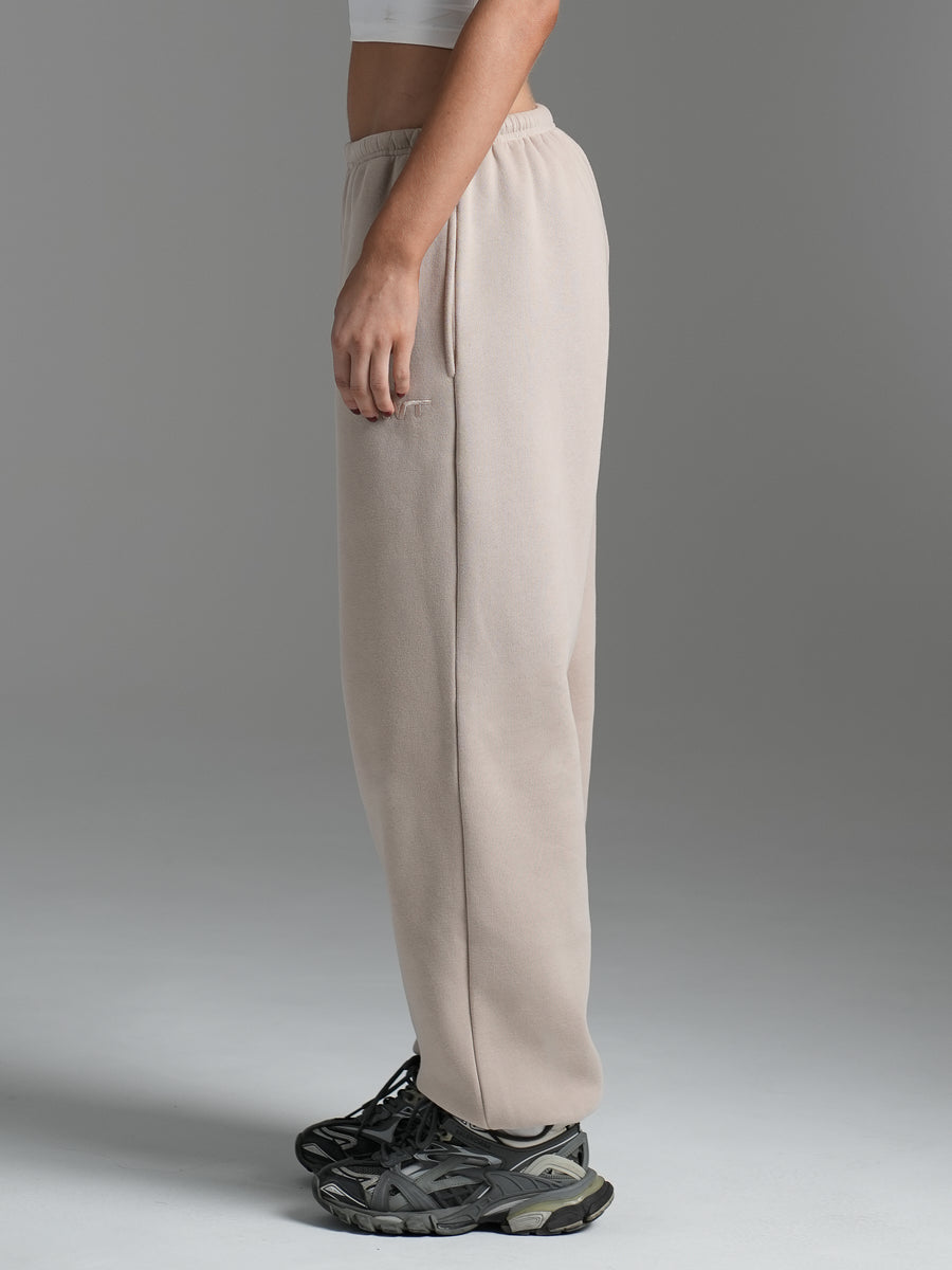Oversized Fleece Trackpants Dune